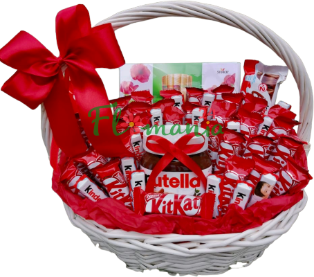 Корзина с Nutella и Kinder